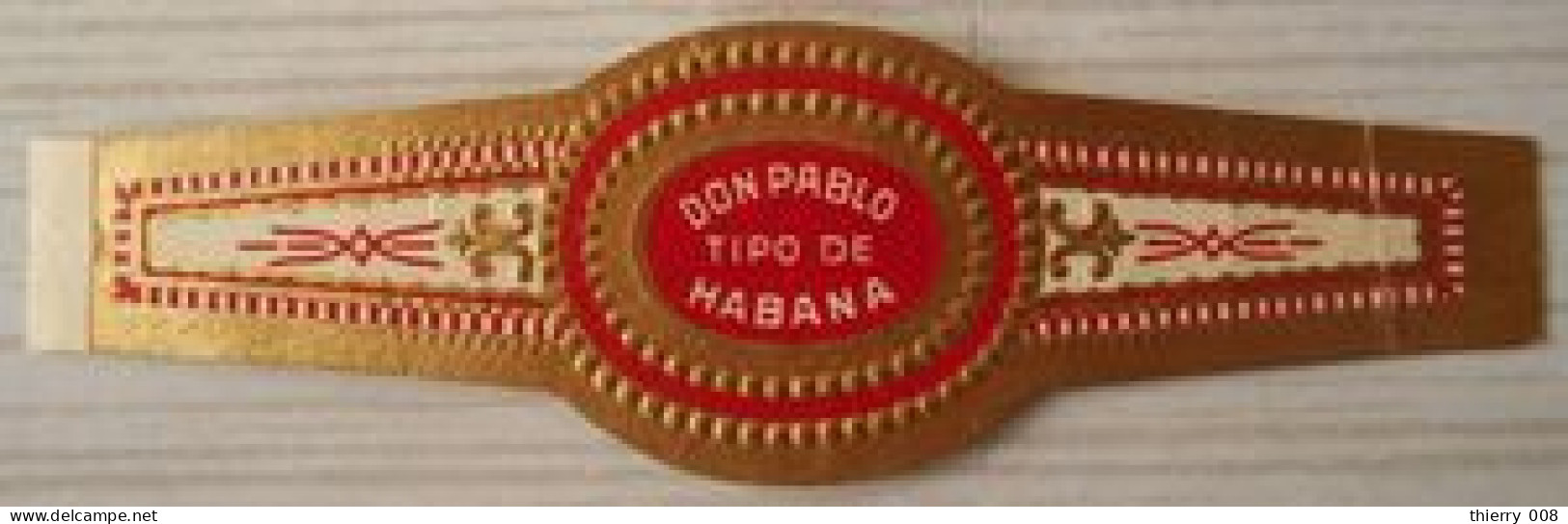 K31 Lot Bagues De Cigares  Don Pablo Tipo De Habana  1 Pièce - Bauchbinden (Zigarrenringe)