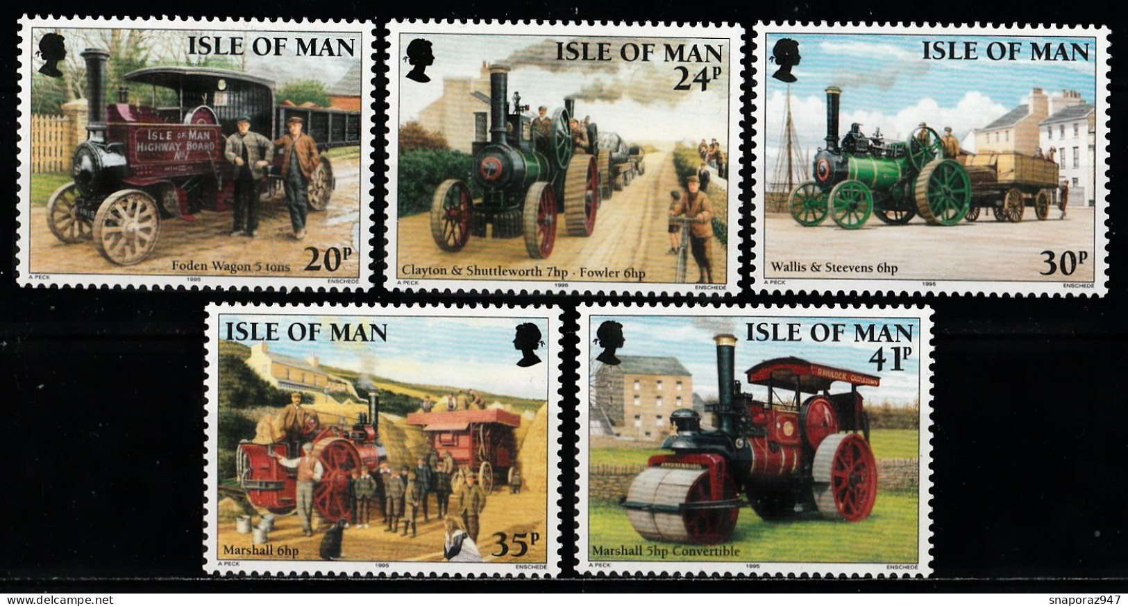 1990 Isola Di Man Steam Machines Macchine A Vapore MNH** Tr113 - Autres (Terre)