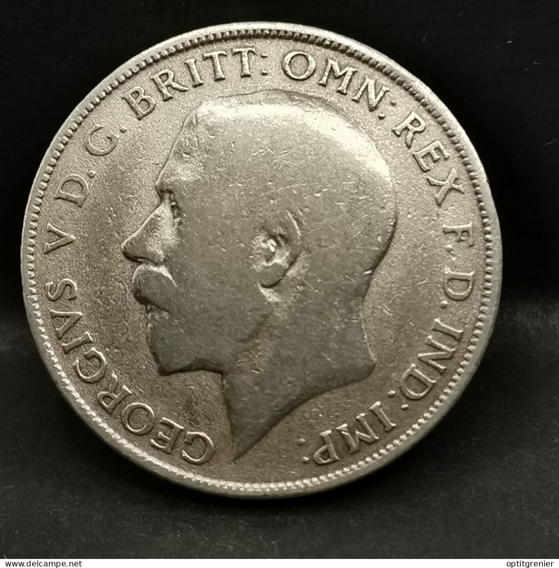 1 FLORIN  1921  ARGENT GEORGE V ROYAUME UNI / UNITED KINGDOM SILVER - J. 1 Florin / 2 Shillings