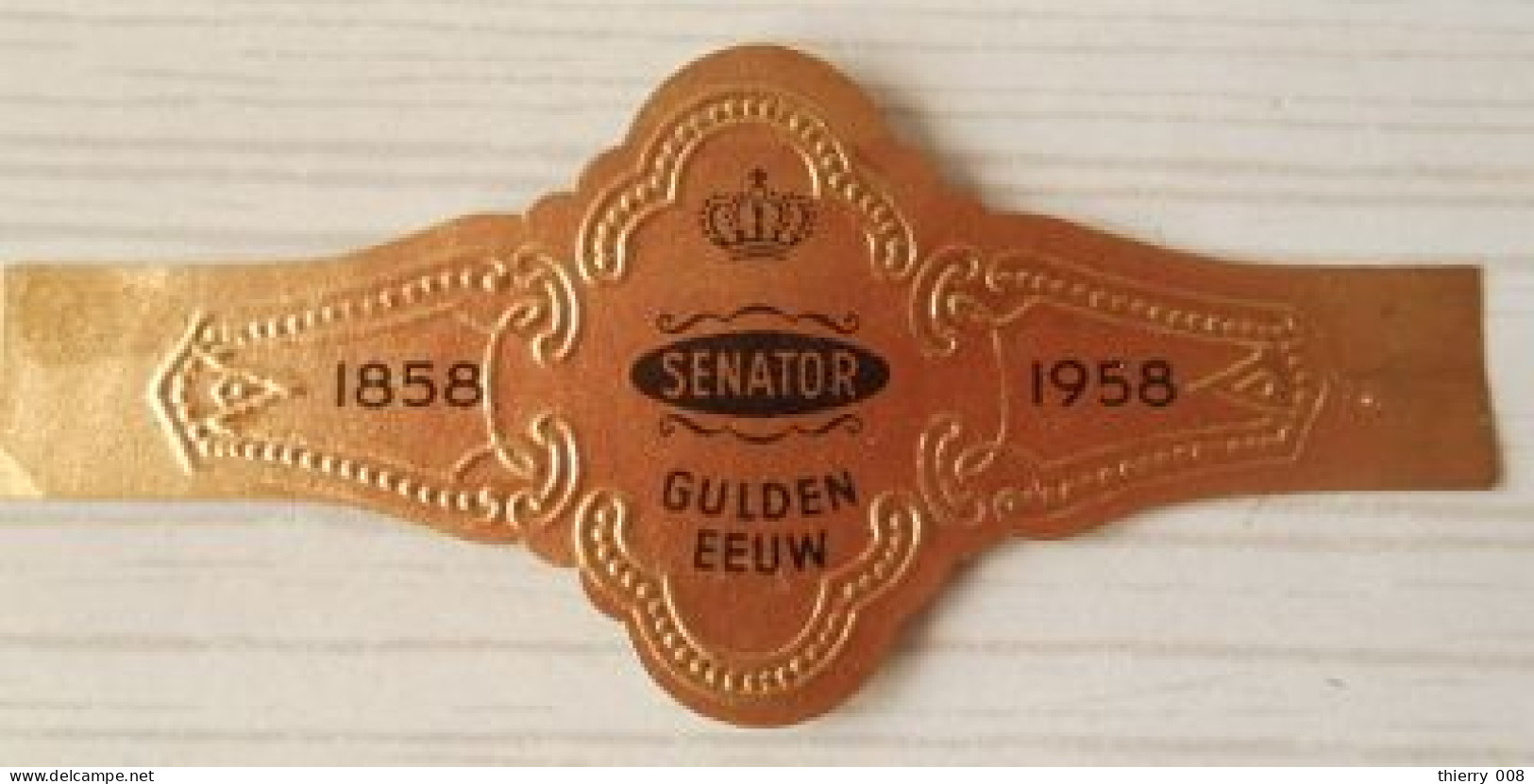 K96 Lot Bagues De Cigares  Gulden Eeuw Senator  1 Pièce - Cigar Bands