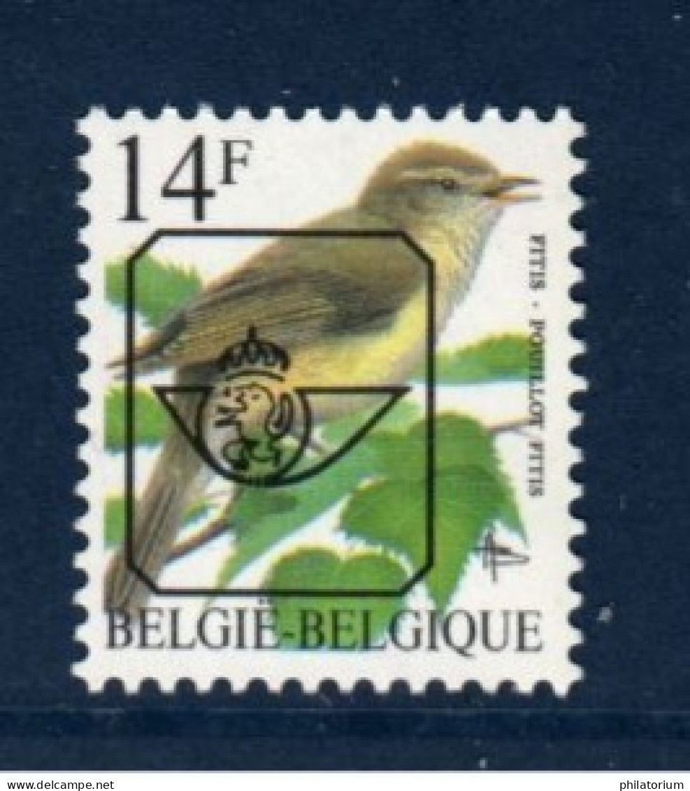 Belgique België, **, Yv Preo 516, Mi 2675xV, Pouillot Fitis, - Sobreimpresos 1986-96 (Aves)