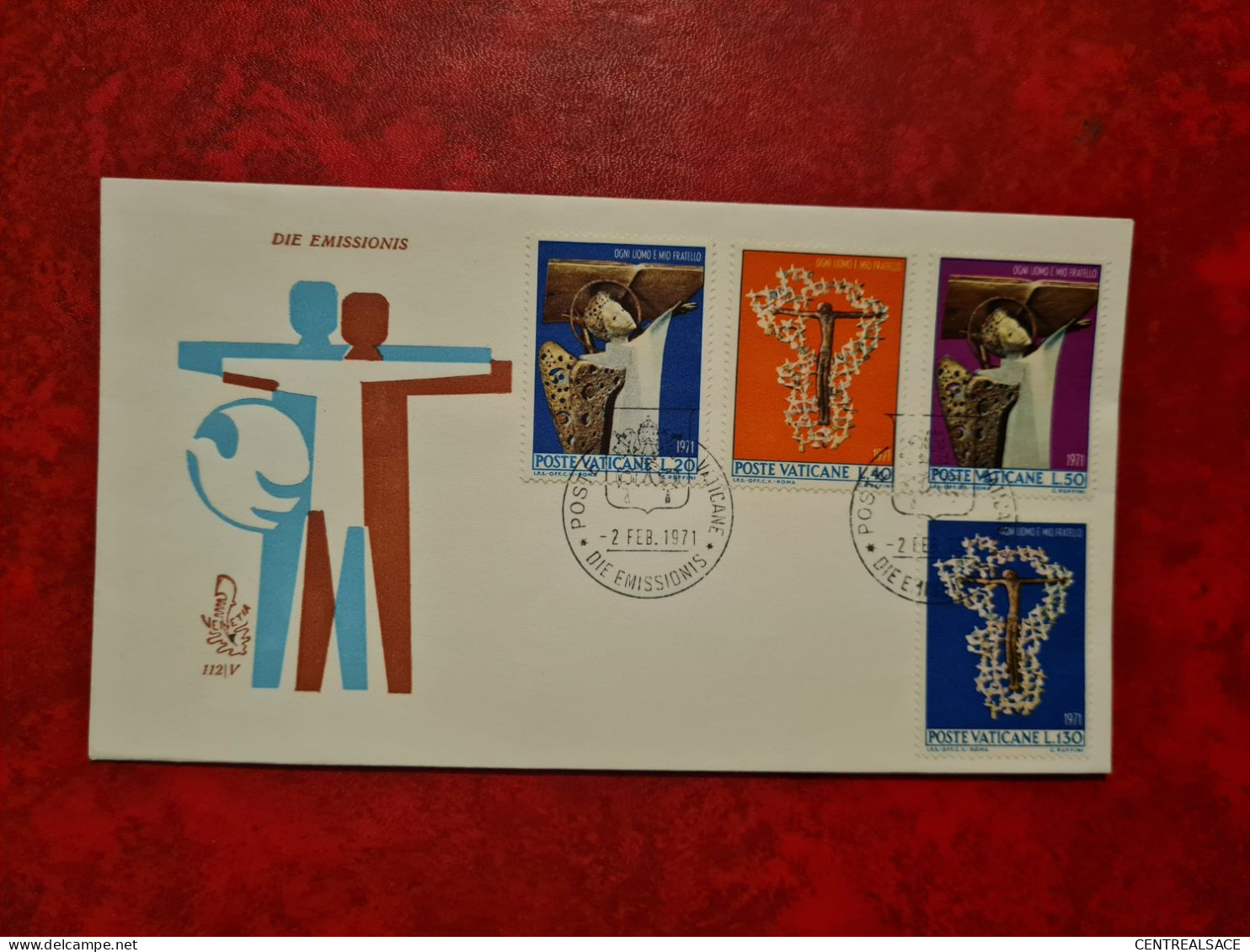 Lettre / Carte  VATICAN FDC 1971 OGNI UOMO E MIO FRATELLO - Sonstige & Ohne Zuordnung