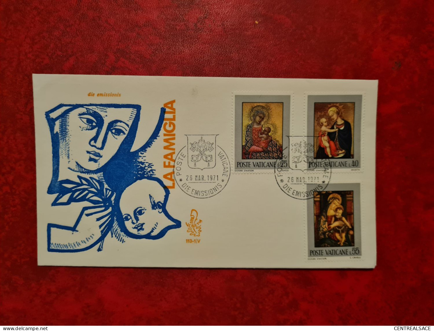 Lettre / Carte  VATICAN FDC 1971 LA FAMIGLIA - Sonstige & Ohne Zuordnung