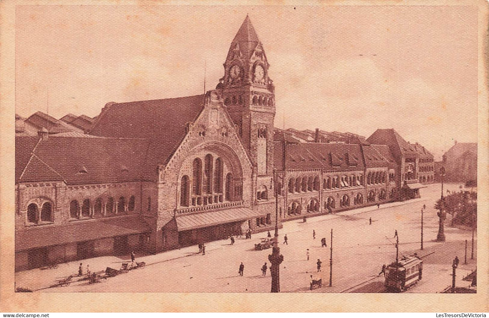 FRANCE - Metz - Vue Générale De La Gare - Carte Postale Ancienne - Metz