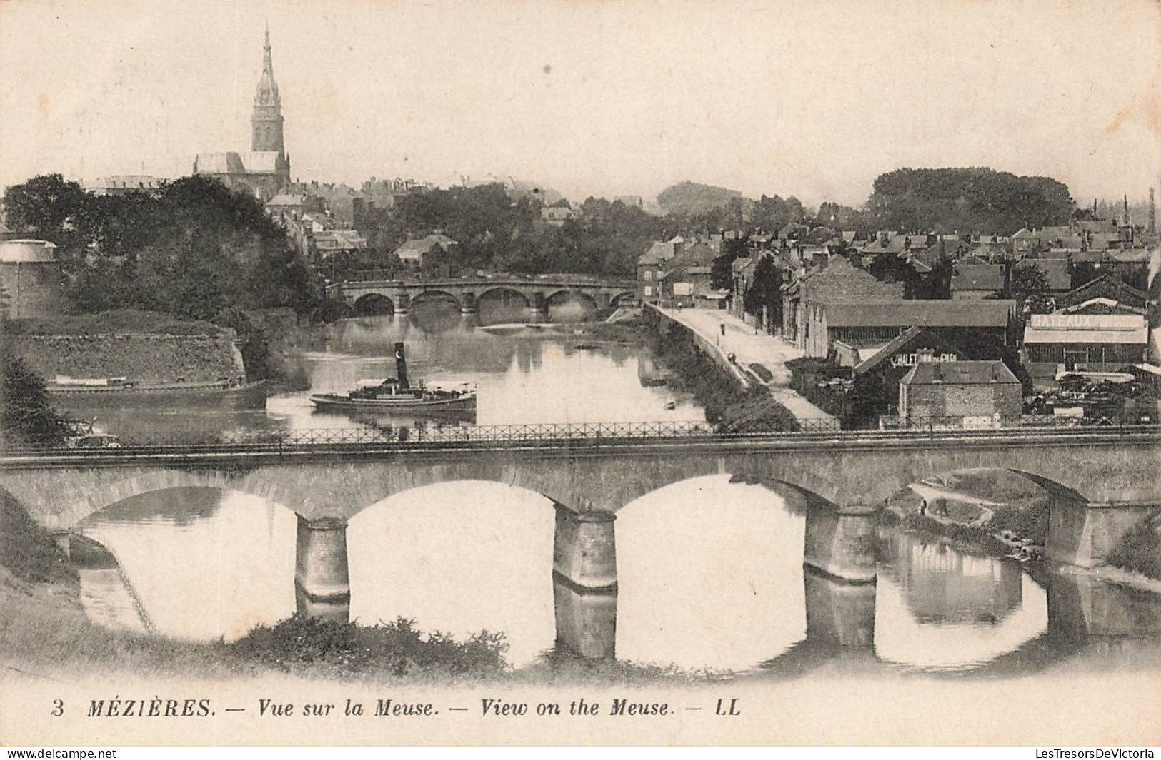 SUISSE - Mezières -  Vue Sur La Meuse - LL - Carte Postale Ancienne - Mézières