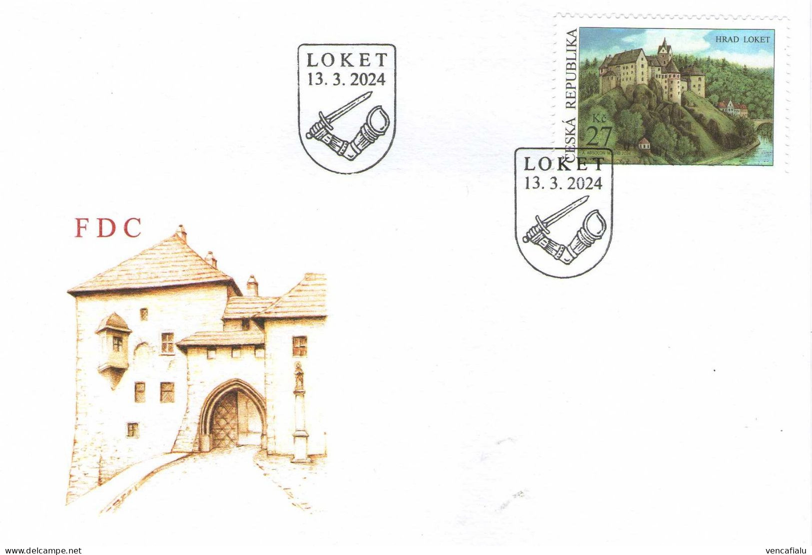 Year 2024 - Castle Loket ("Elbow") - FDC