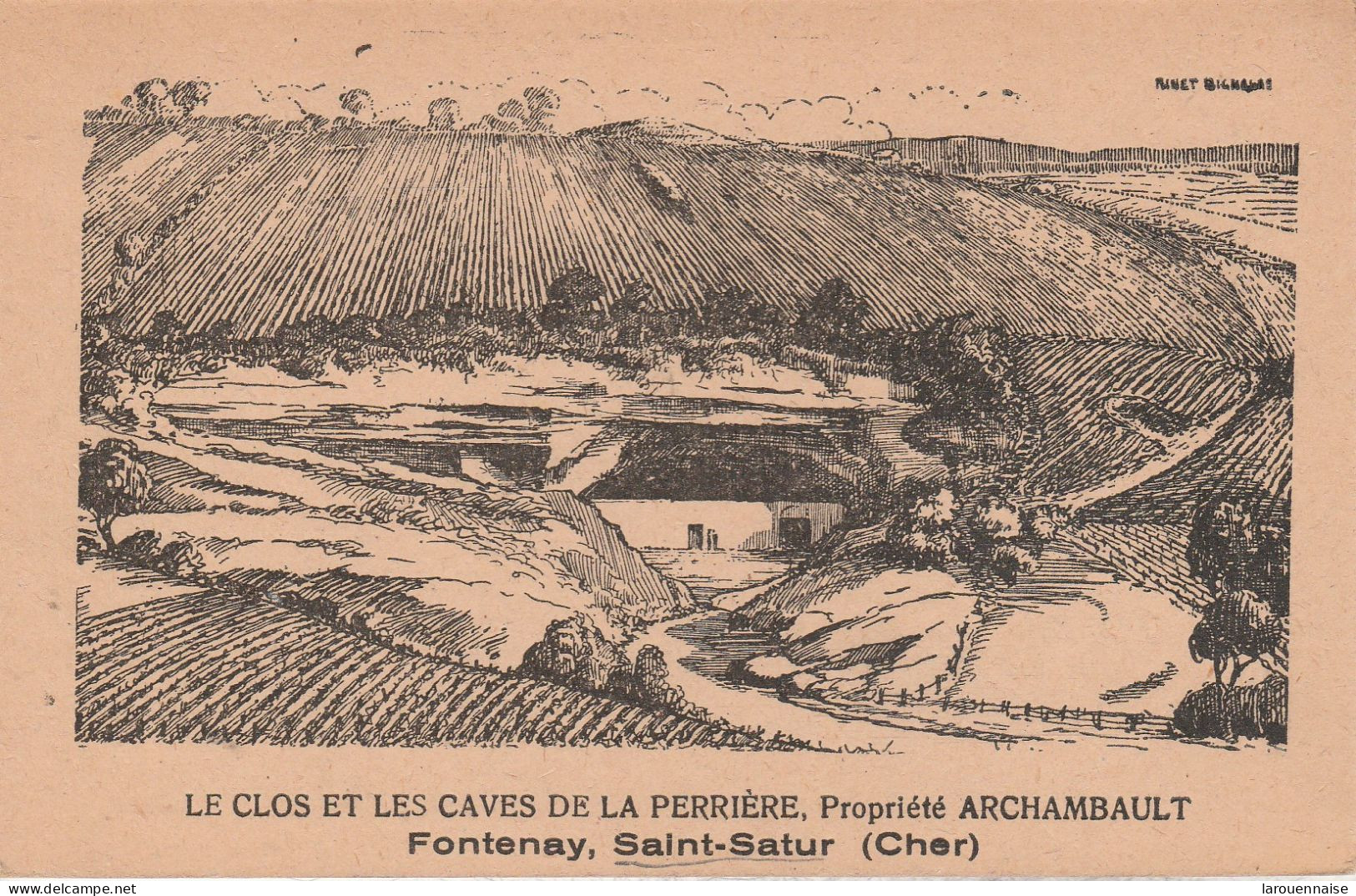 18 - SAINT SATUR - Le Clos Et Les Caves De La Perrière, Propriété Archambault Fontenay - Saint-Satur