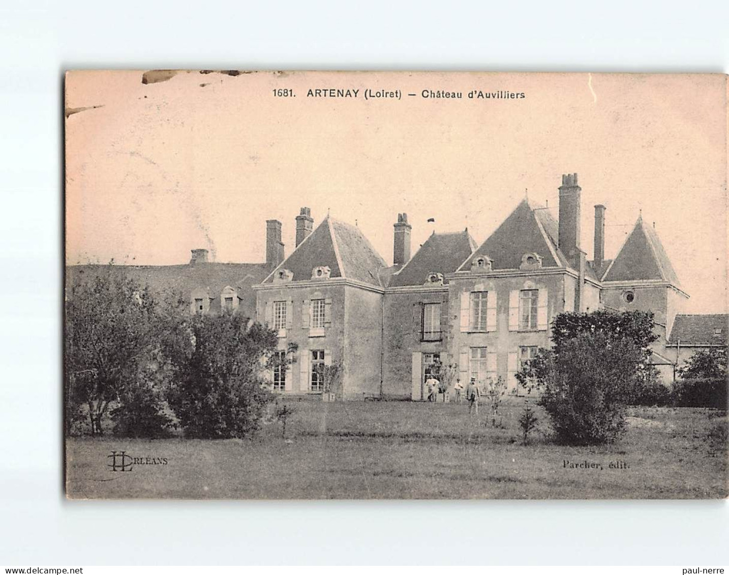 ARTENAY : Château D'Auvilliers - état - Artenay