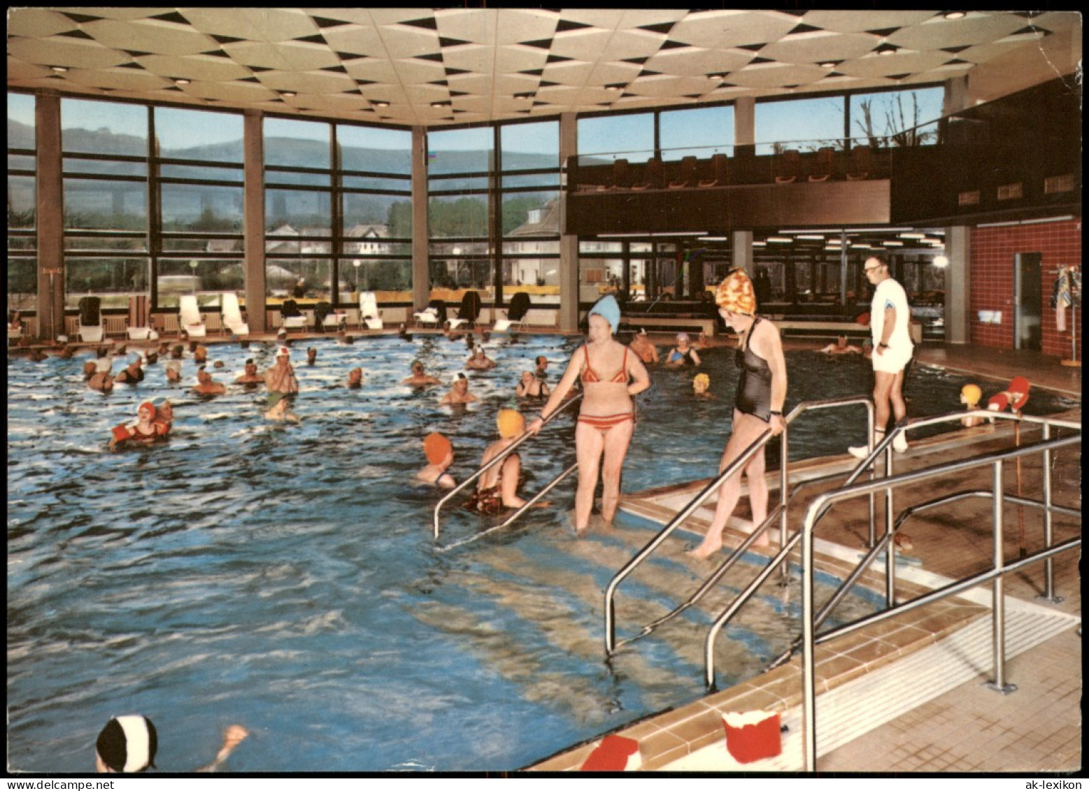 Ansichtskarte Bad Sooden-Allendorf Sole-Hallen-Bewegungsbad Mit Solarium 1970 - Bad Sooden-Allendorf