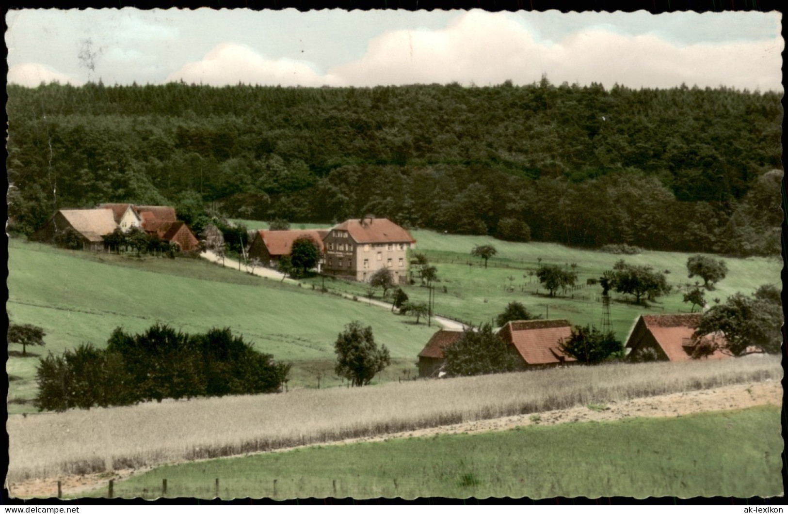 Ansichtskarte Bremhof-Michelstadt Gasthaus  Pension 1959  Gel. Landpoststempel - Michelstadt