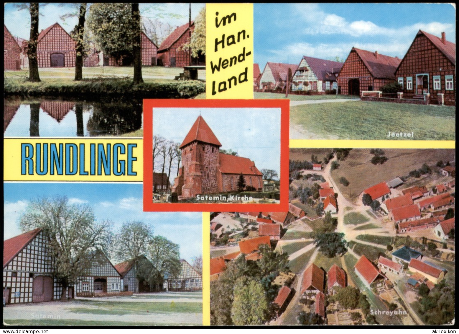 Jeetzel-Lüchow (Wendland) Runddorf Rundlinge Im Wendland, Ua. Schreyahn 1981 - Lüchow