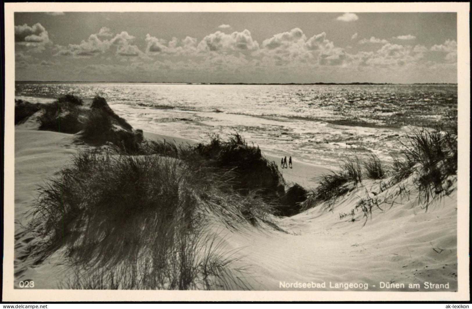 Ansichtskarte Langeoog Dünen Am Strand - Stimmungsbild 1940 - Langeoog