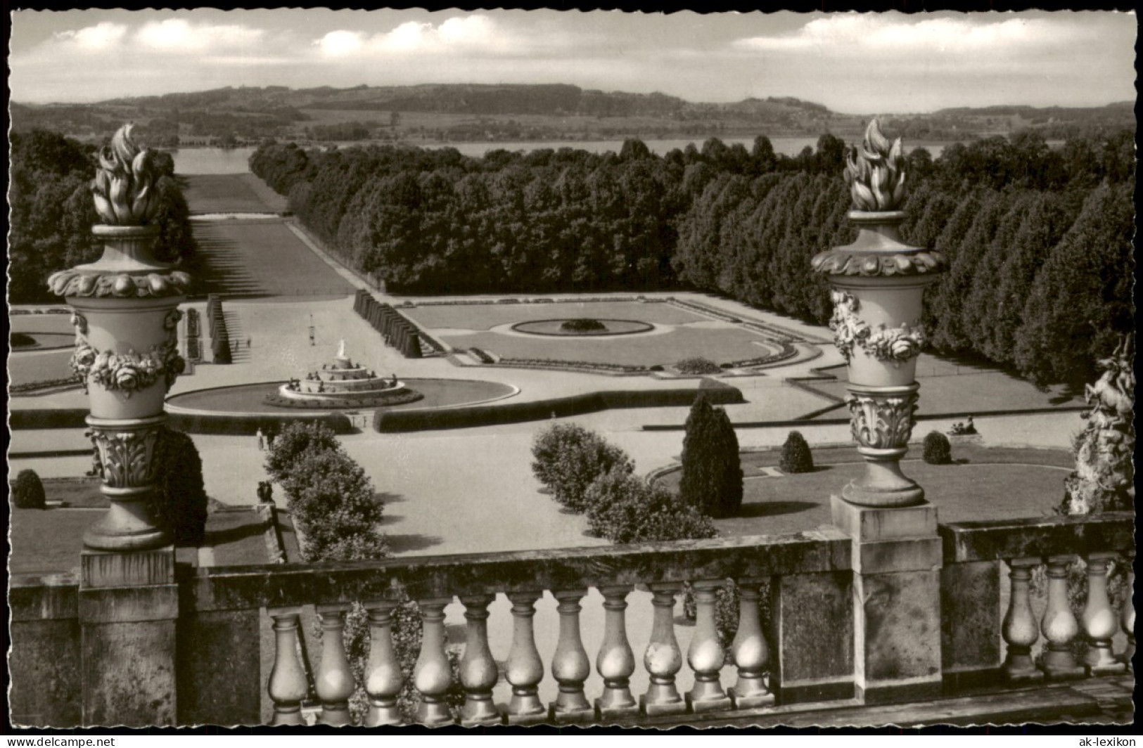 Chiemsee Herreninsel Mit Schloss Gartenanlagen Vor Dem Schloß 1960 - Chiemgauer Alpen