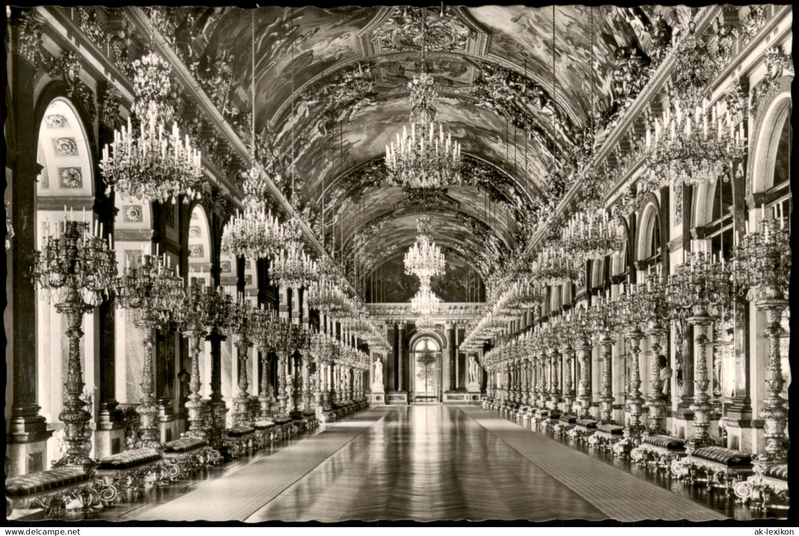 Chiemsee Schloß Herrenchiemsee Große Spiegelgalerie Castle     1960 - Chiemgauer Alpen