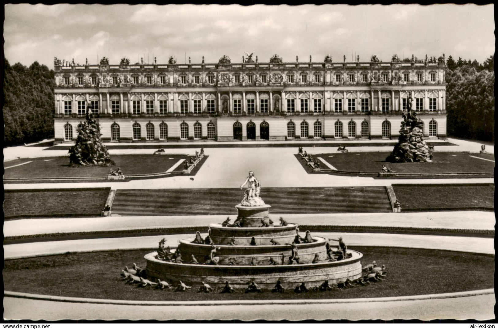 Ansichtskarte Chiemsee Herrenchiemsee Herreninsel Mit Schloss 1955 - Chiemgauer Alpen