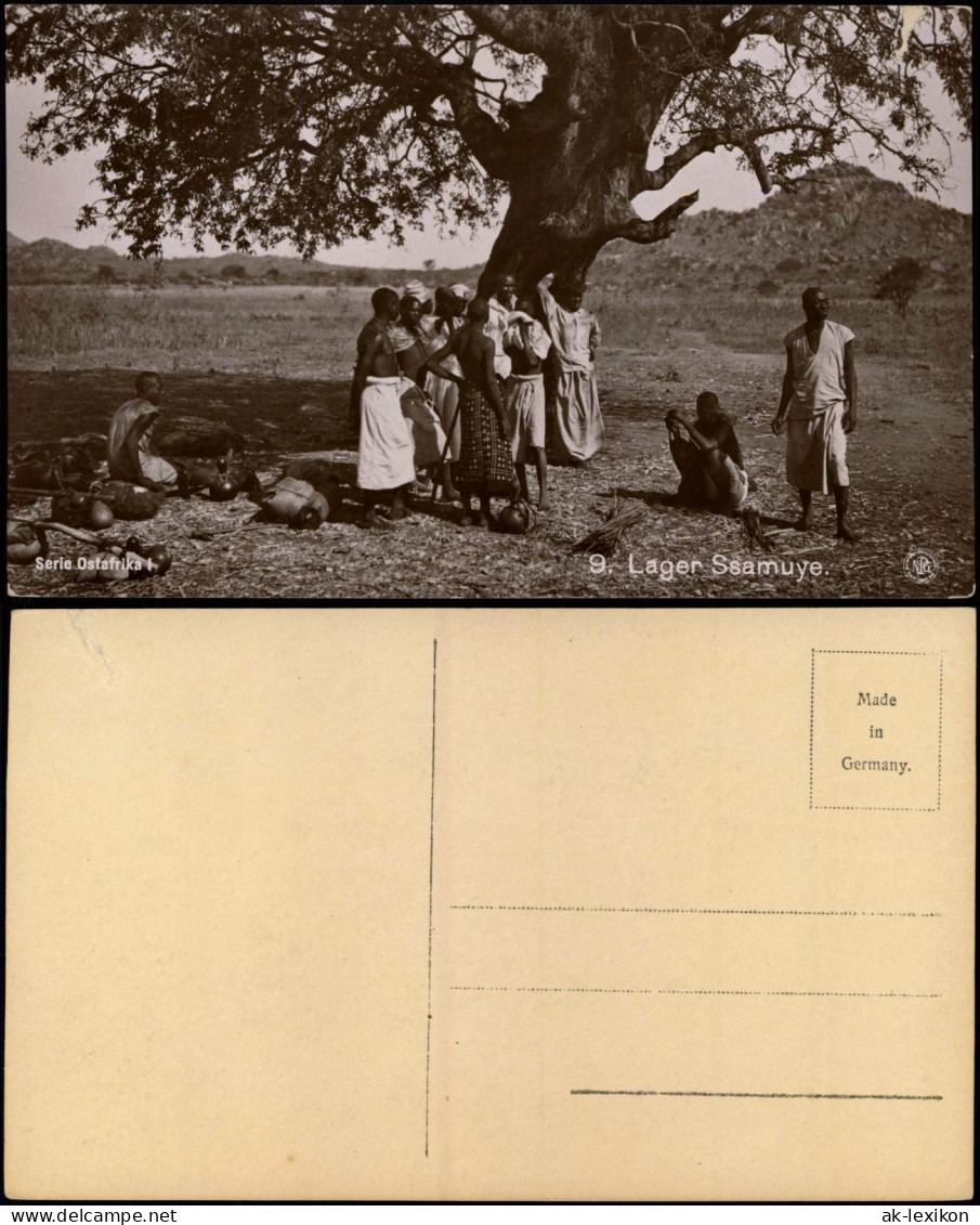 .Tansania Tansania Tanzania Lager Ssamuye Deutsch Ostafrika Kolonie 1912 - Tanzanie