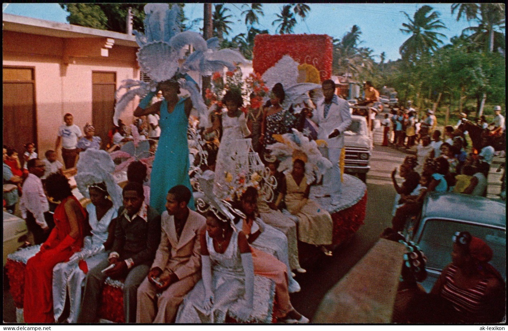 Costa Rica (Allgemein) Gala Parade Of Loiza Aldea's Annual Carnival. Huge 1972 - Costa Rica