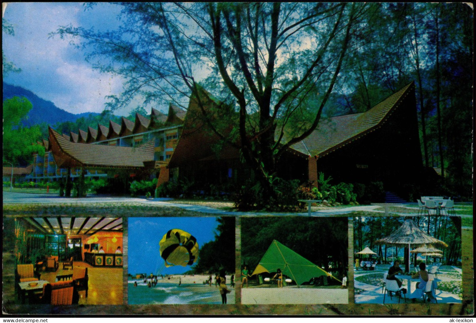 Postcard Batu Ferringhi Bayview Beach Hotel 1975 - Malasia