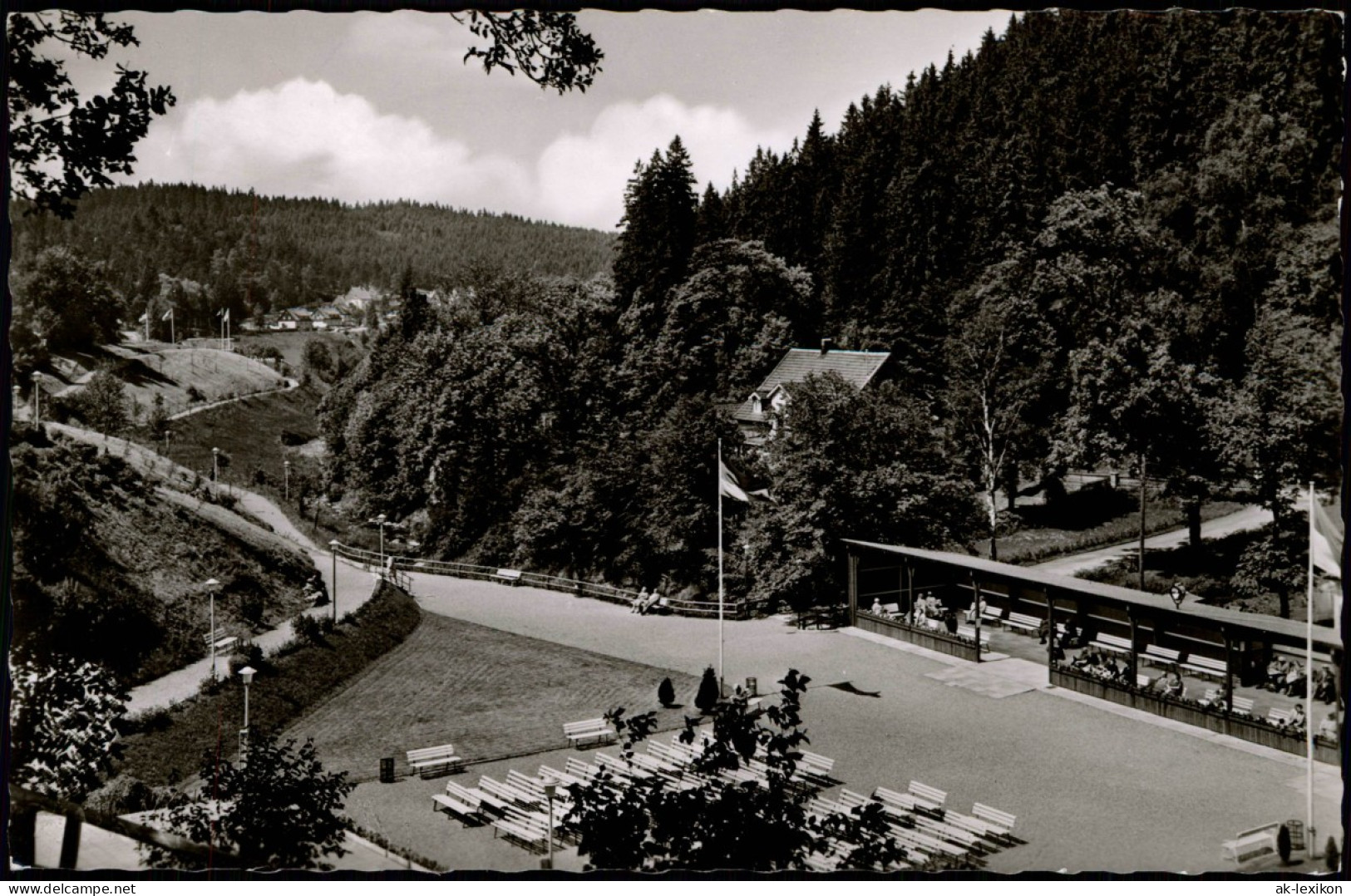 Ansichtskarte Altenau-Clausthal-Zellerfeld Kurpark 1965 - Altenau