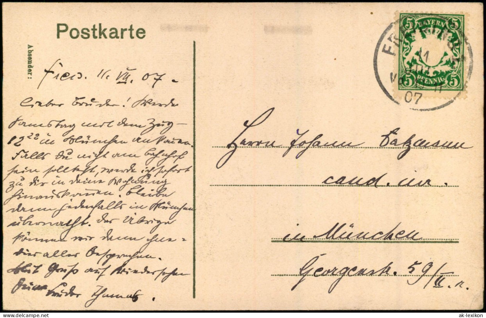 Ansichtskarte Freising Alt-Öttinger Kapelle Und Klerikal-Seminar. 1906 - Freising