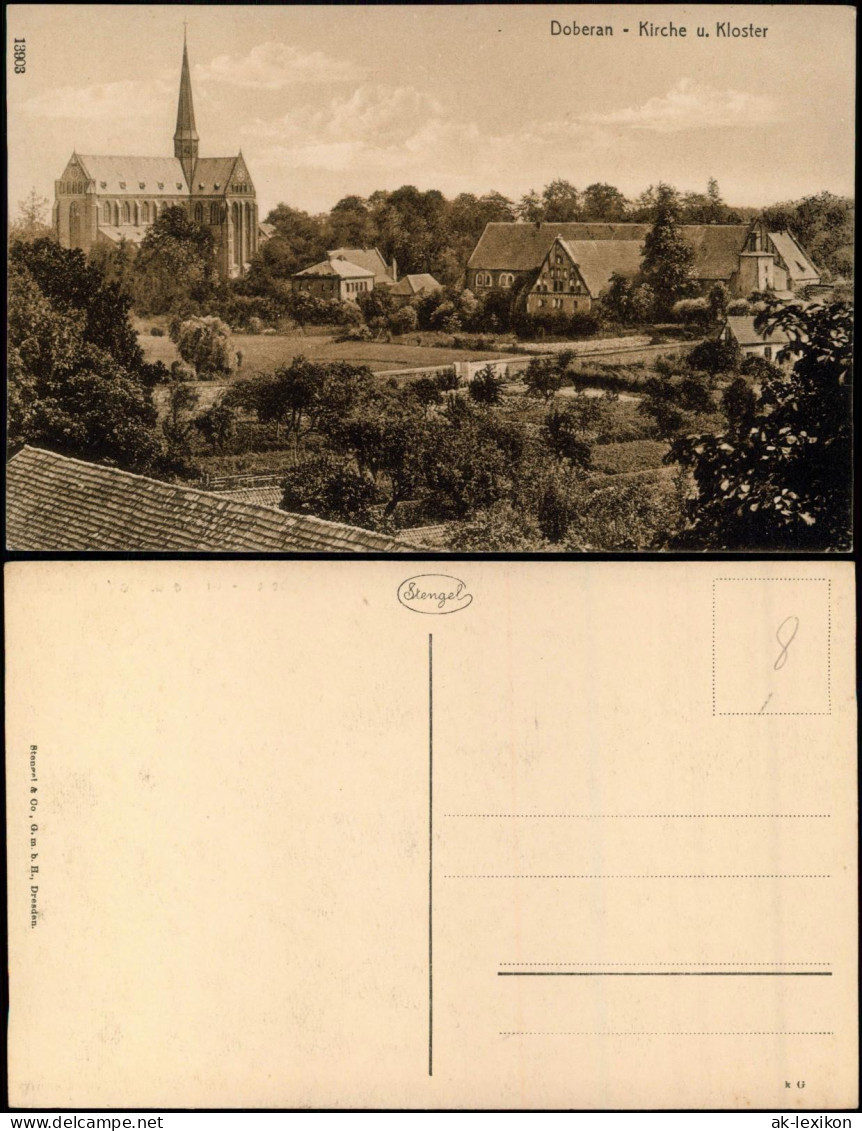 Ansichtskarte Bad Doberan Blick Auf Kirche U. Kloster 1915 - Bad Doberan