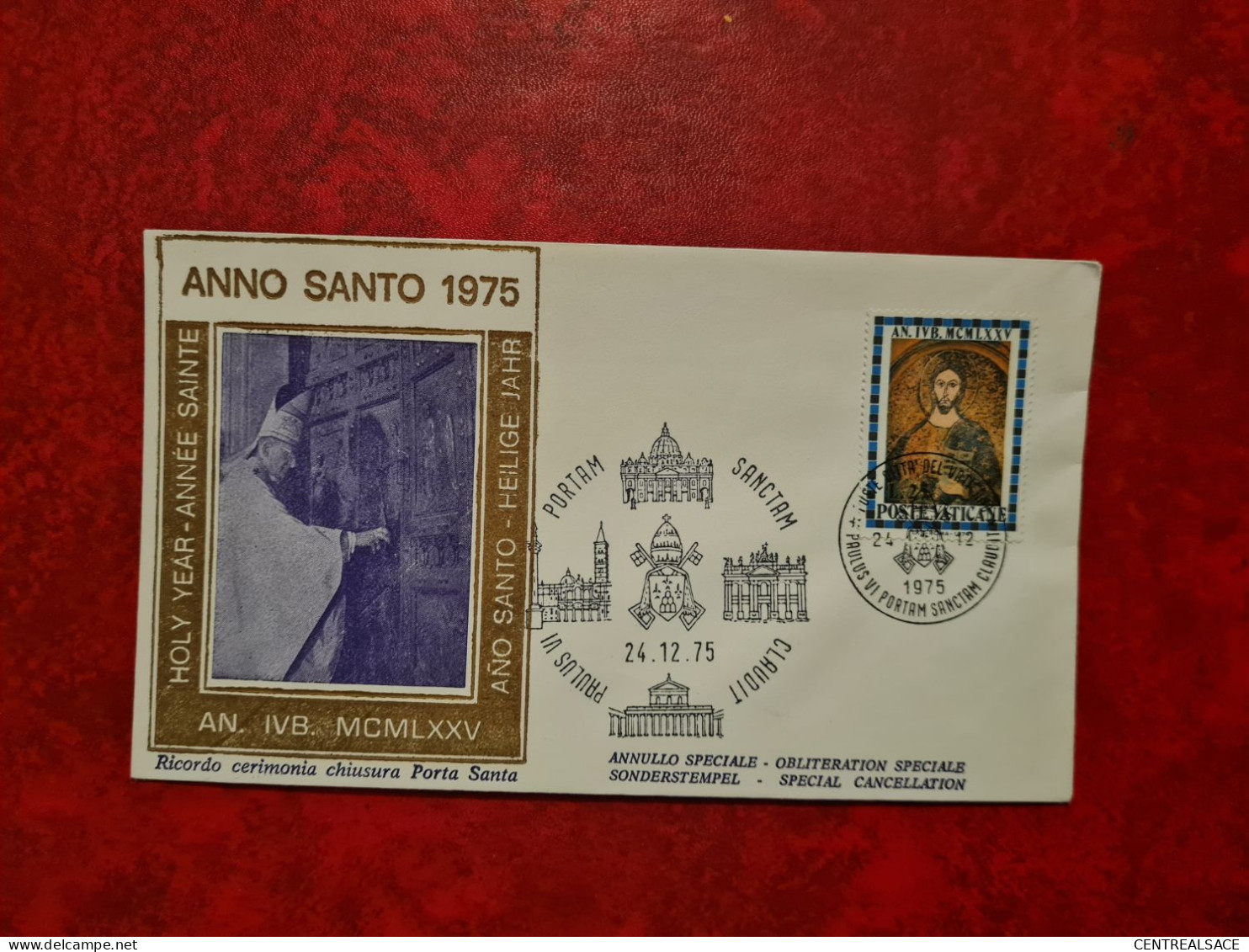 Lettre / Carte  VATICAN FDC 1975 ANNO SANTO 1975 HOLY YEAR ANNEE SAINTE - Sonstige & Ohne Zuordnung