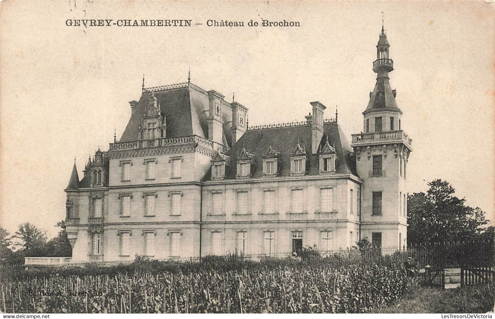 FRANCE - Gevrey Chambertin - Vue Générale Sur Le Château De Brochon - Vue à L'extérieur - Carte Postale Ancienne - Gevrey Chambertin