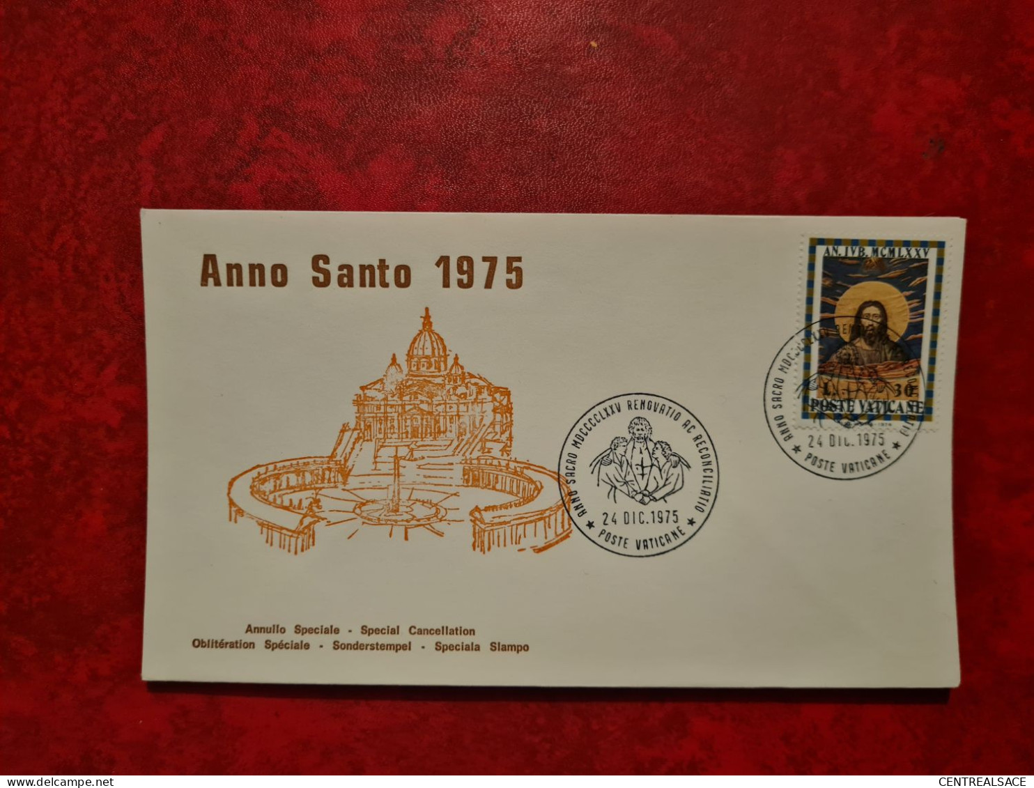 Lettre / Carte  VATICAN FDC 1975 ANNO SANTO - Sonstige & Ohne Zuordnung