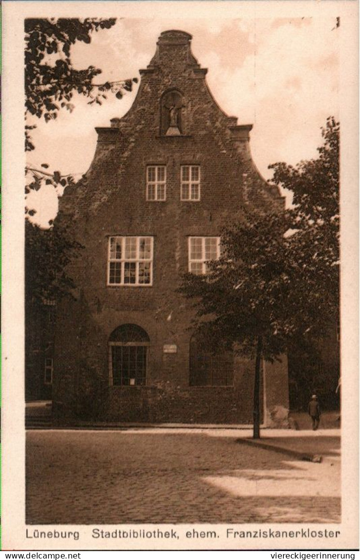 ! Alte Ansichtskarte Aus Lüneburg, Stadtbibiliothek - Lüneburg