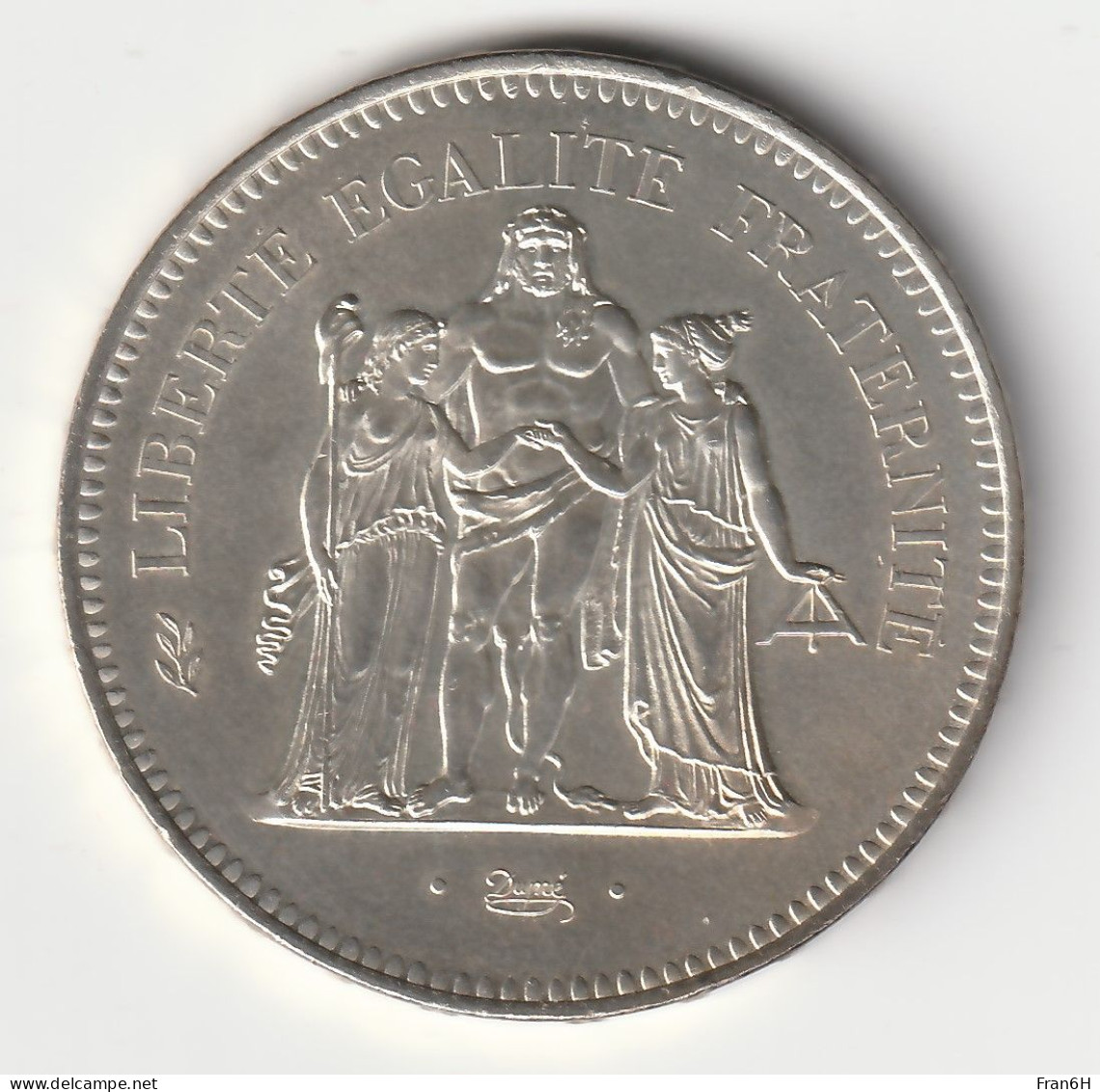 50 Francs Hercule Argent 1975 - Silver - - 50 Francs