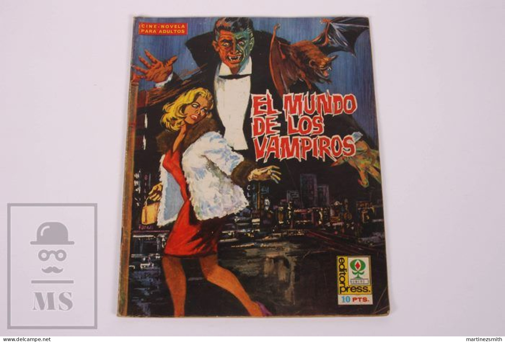 Film/ Movie Comic Book El Mundo De Los Vampiros - Alfredo Salazar - Spanish Edition 1960's - 19 X 24 Cm - Sonstige & Ohne Zuordnung