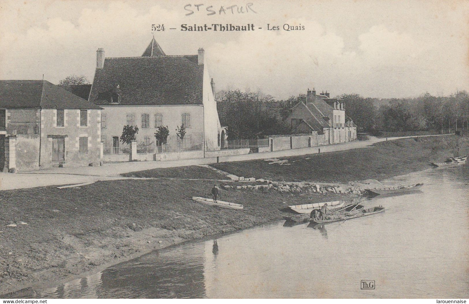 18 - SAINT SATUR - Saint Thibault - Les Quais - Saint-Satur