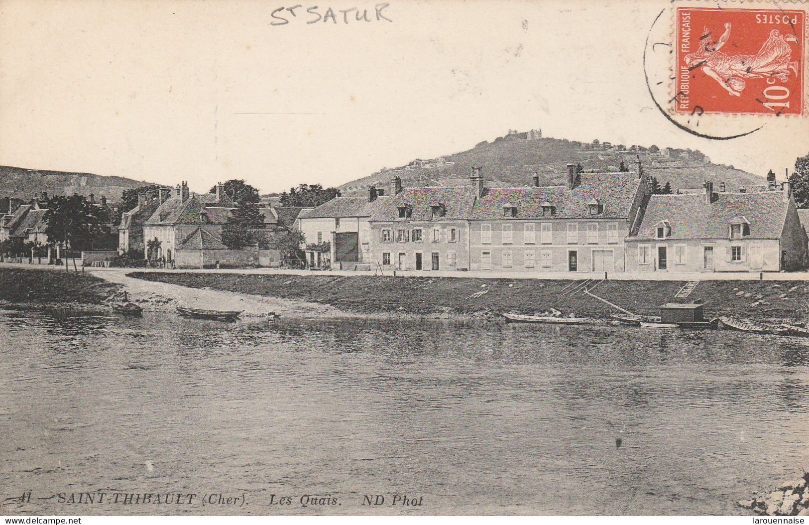 18 - SAINT SATUR - Saint Thibault - Les Quais - Saint-Satur