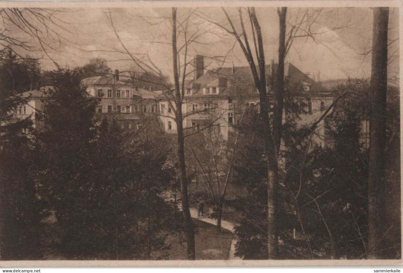 86461 - Kreischa - Sanatorium, Grosses Kurhaus, Parkseite - 1925 - Kreischa