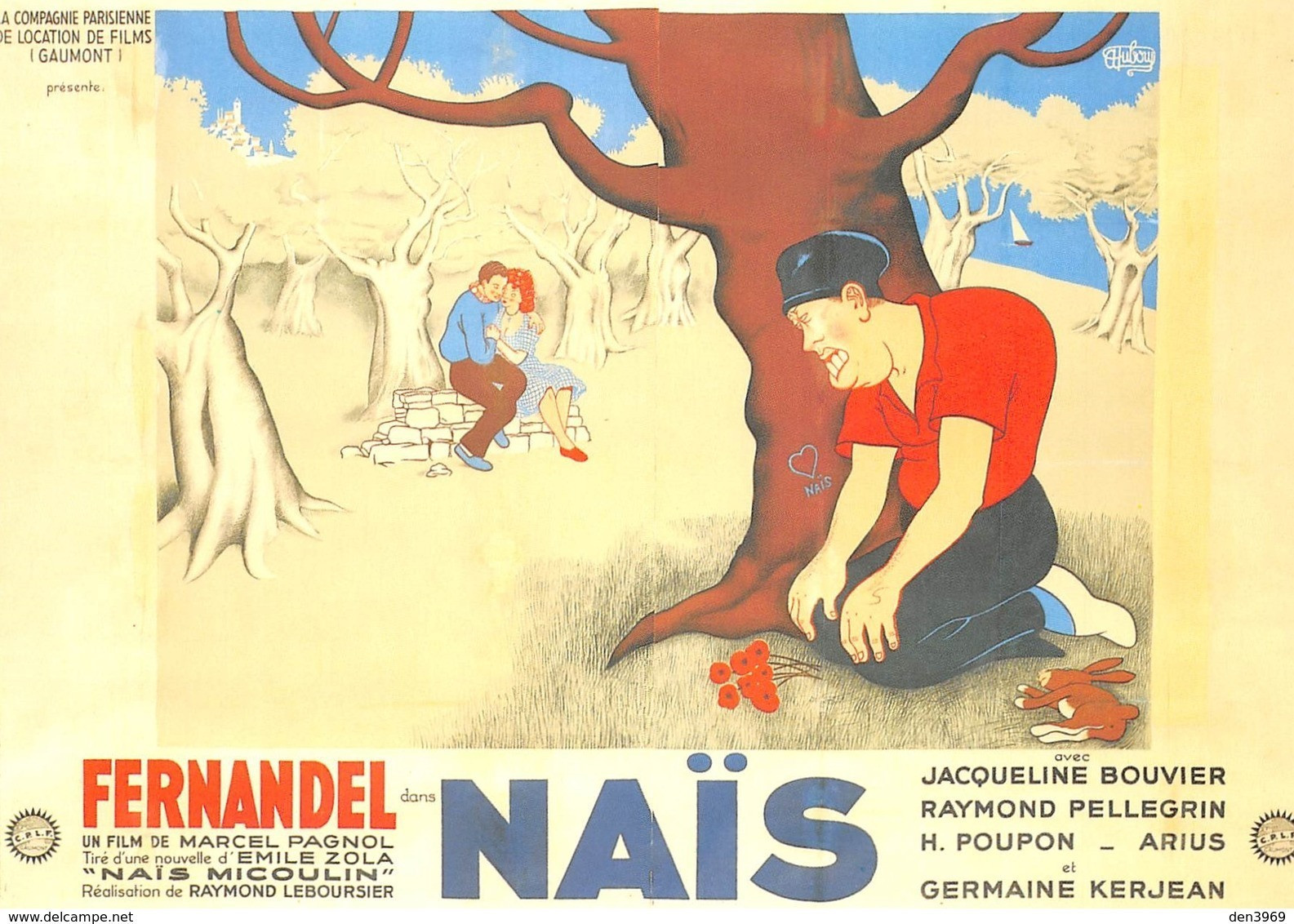 Albert DUBOUT - Editions Jean Dubout N'D 59 - Affiche Du Film Naïs De Marcel Pagnol - Fernandel - Cinéma - Dubout