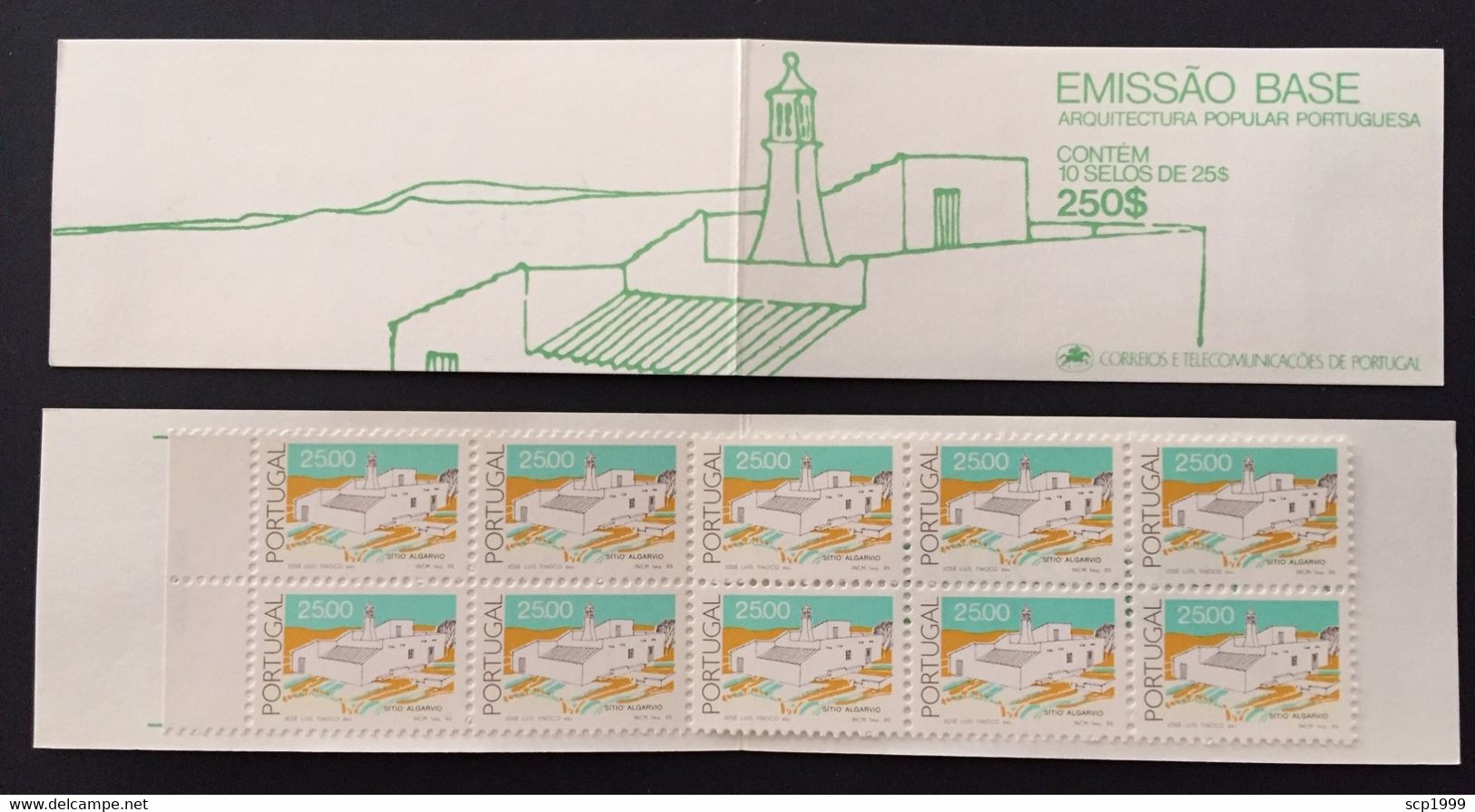 Portugal 1985 - Portuguese Architecture, 25$ Booklet MNH - Libretti