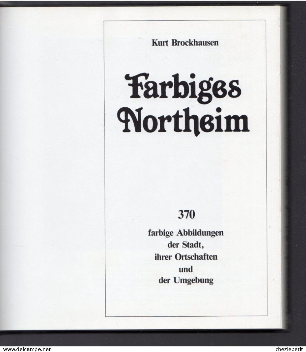 FARBIGES NORTHEIM KURT BROCKHAUSEN 1981 - Non Classés