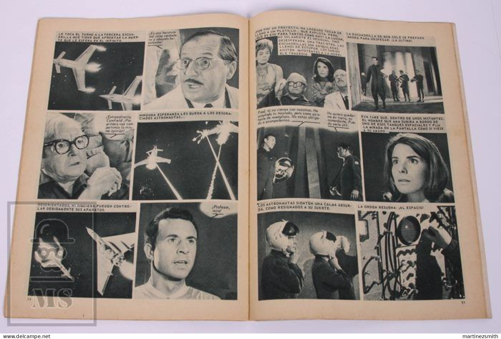 Film/ Movie Comic Book Il Pianeta Degli Uomini Spenti / Battle Of The Worlds Claude Rains - Spanish 1960's - 19 X 26 Cm - Andere & Zonder Classificatie