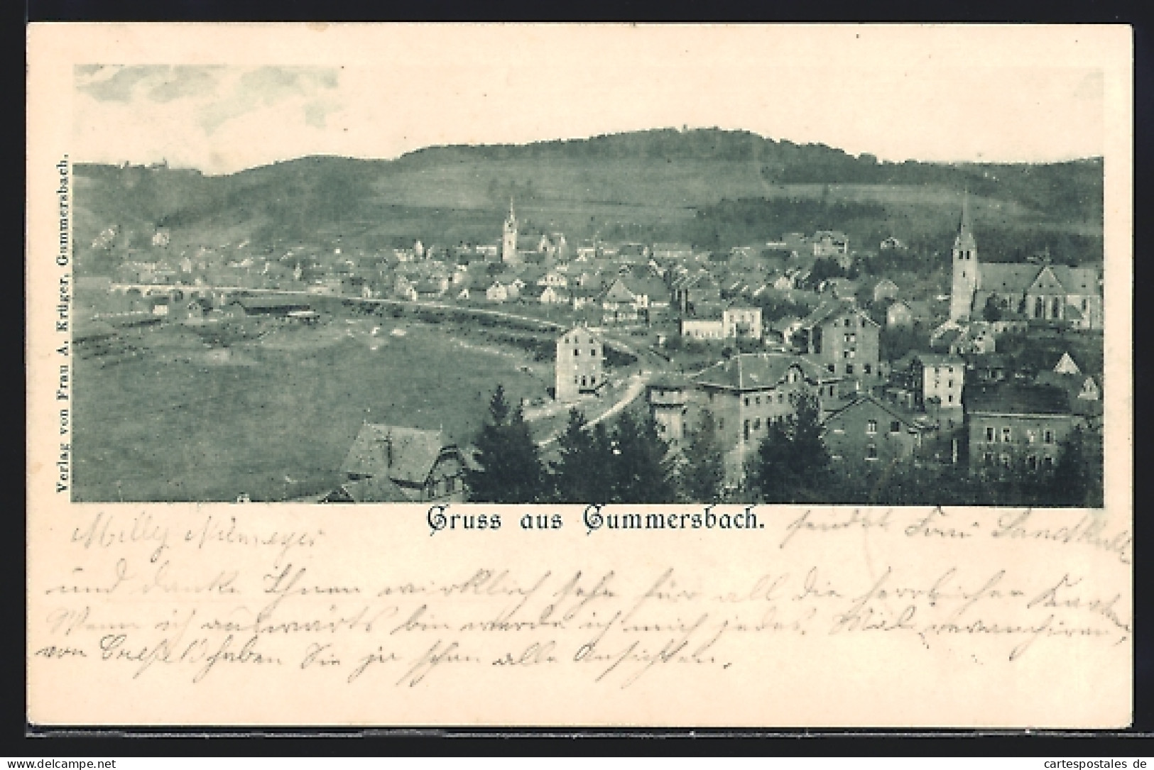 AK Gummersbach, Ortsansicht Und Umgebung  - Gummersbach