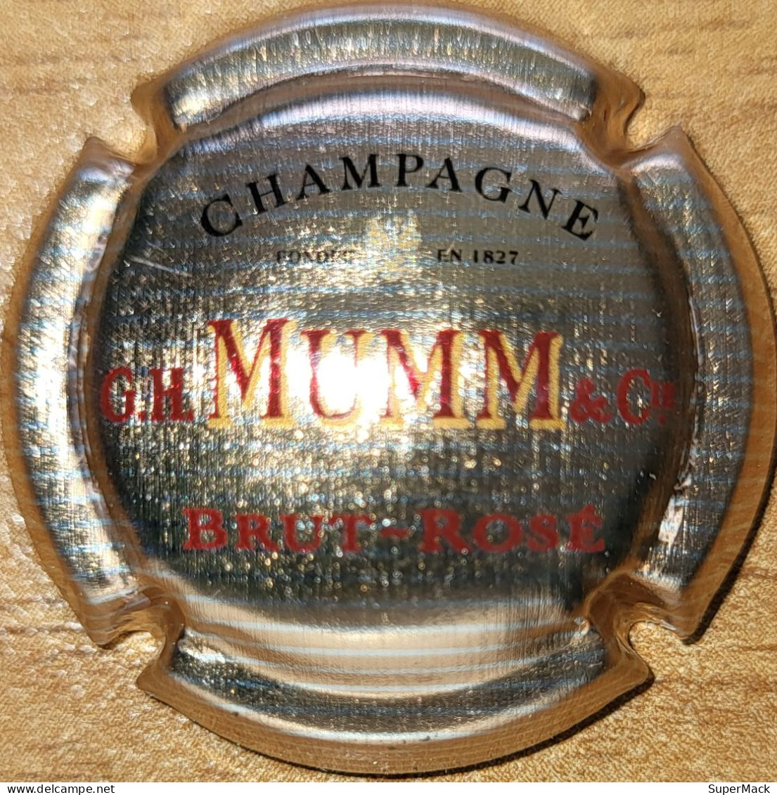 Capsule Champagne G.H. MUMM & Cie Série Nom Horizontal, Cuvée, Rayé Orange & Argent Nr 121 - Mumm GH Et Cie