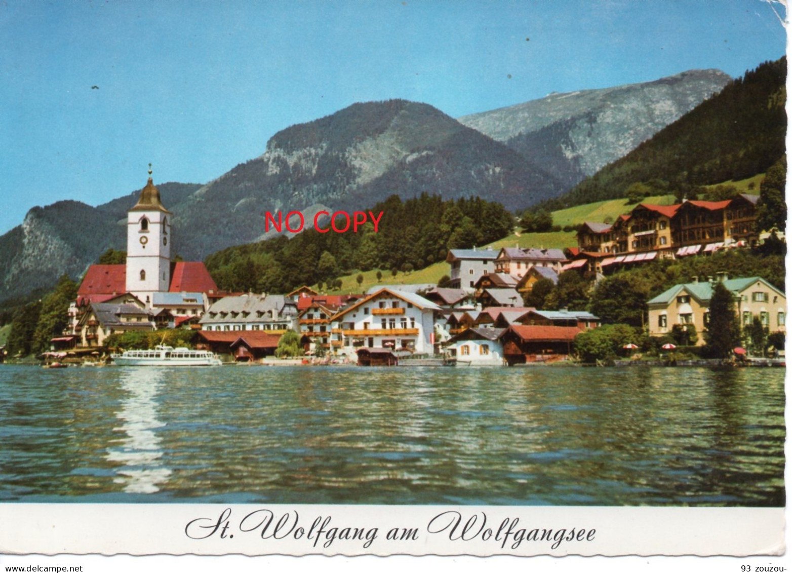 AUTRICHE .St. Wolfgang Vue Générale. Carte 14.8cm Sur 10.5cm. - St. Wolfgang