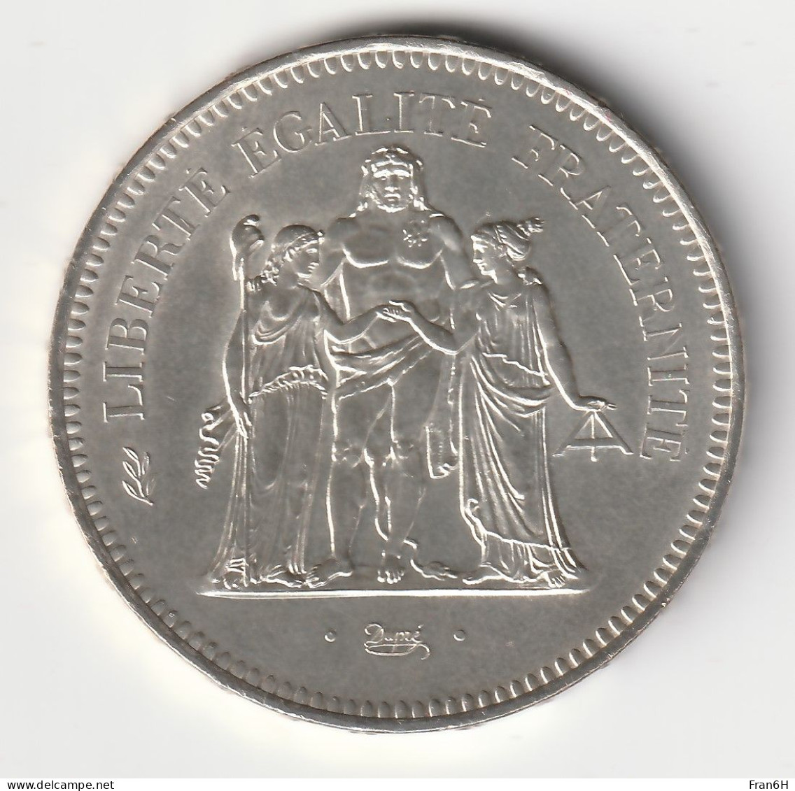 50 Francs Hercule Argent 1978 - Silver - - 50 Francs