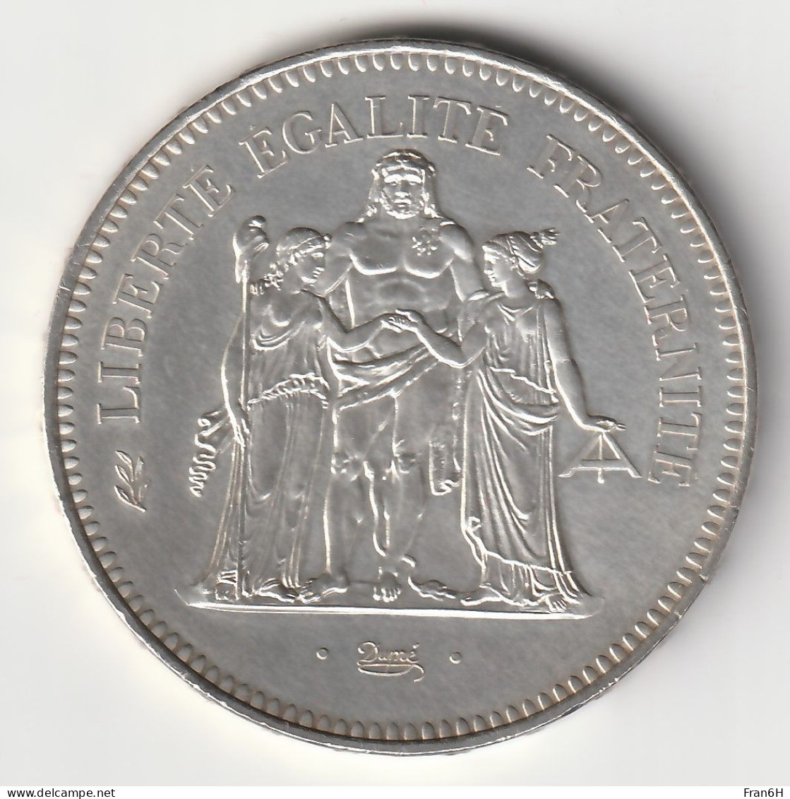 50 Francs Hercule Argent 1979 - Silver - - 50 Francs