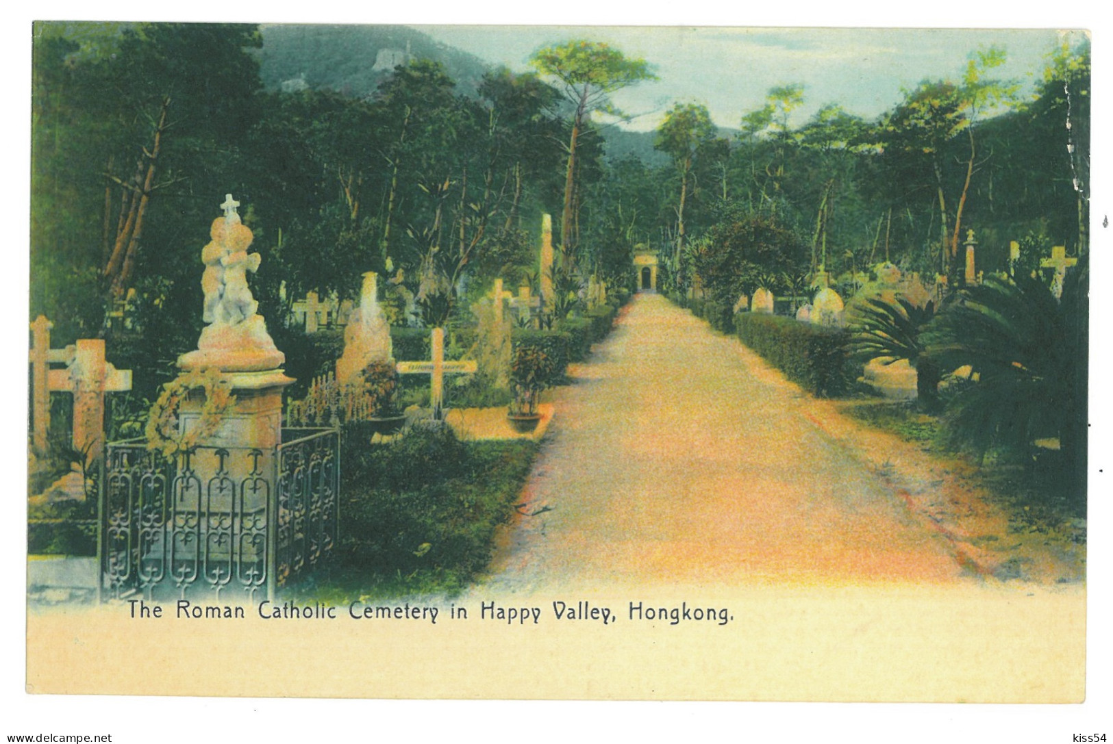 CH 60 - 21635 HONG-KONG, Chatolic Cemetery, China - Old Postcard - Unused - China