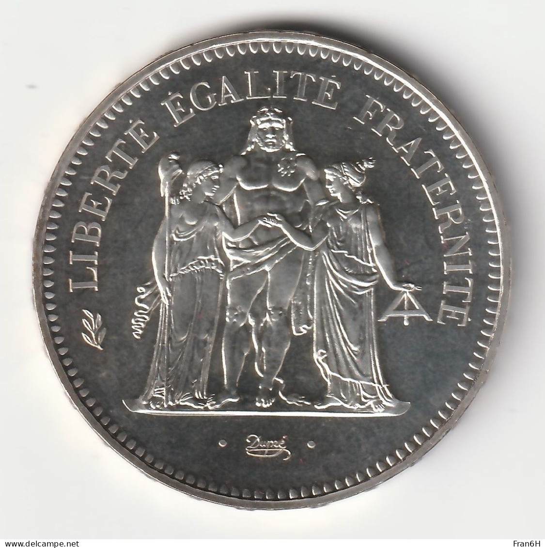 50 Francs Hercule Argent 1980 - Silver - - 50 Francs