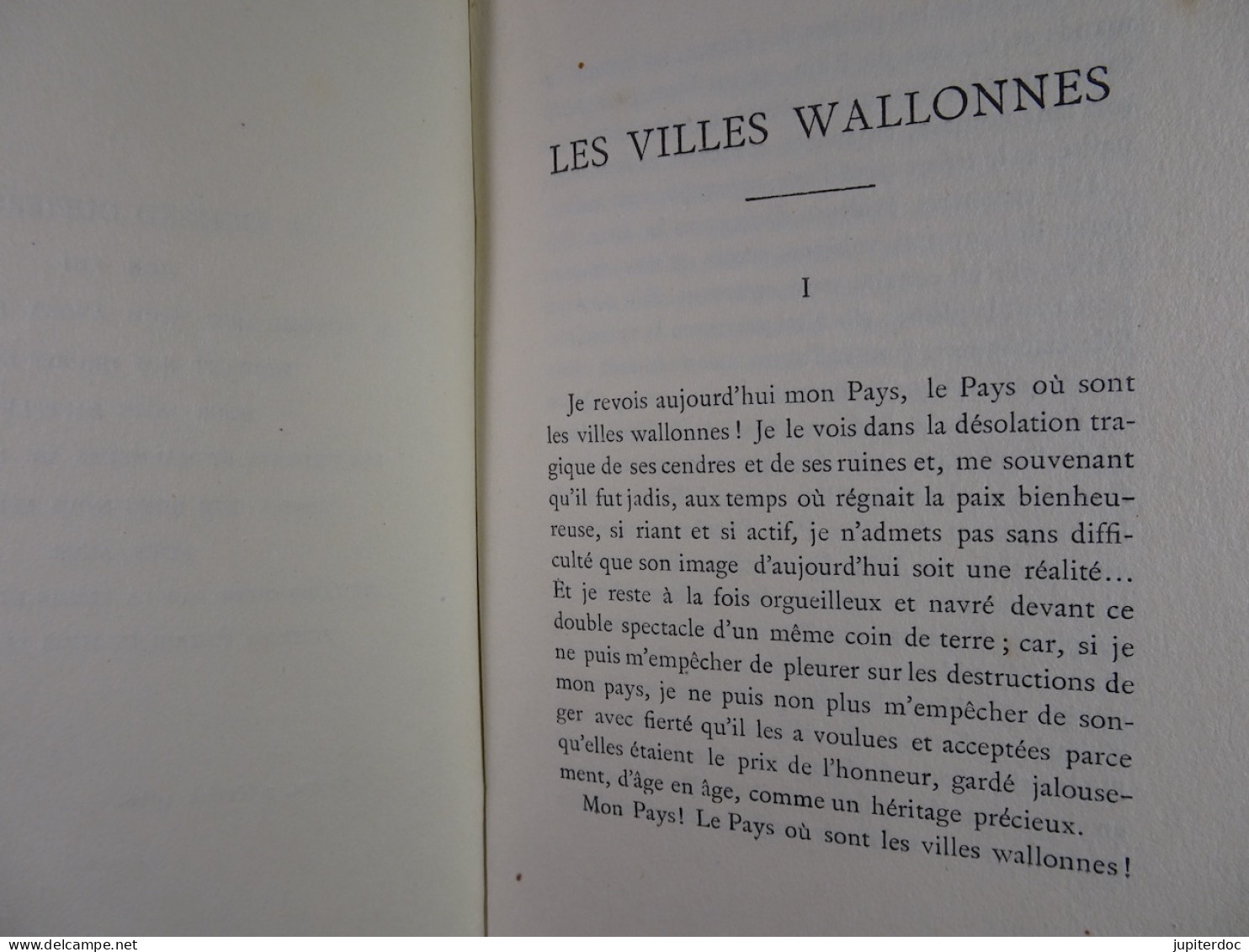 Villes Meurtries De Belgique Les Villes Wallonnes Jules Destrée 1917 Edit. G. Van Oest (63 Pages) - War 1914-18