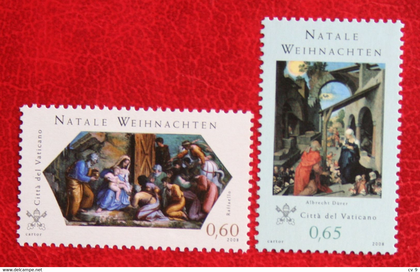 Christmas Kerst Noël Weihnachten 2008 Mi 1626-1627 Yv 1479-1480 POSTFRIS / MNH / ** VATICANO VATICAN VATICAAN - Ungebraucht