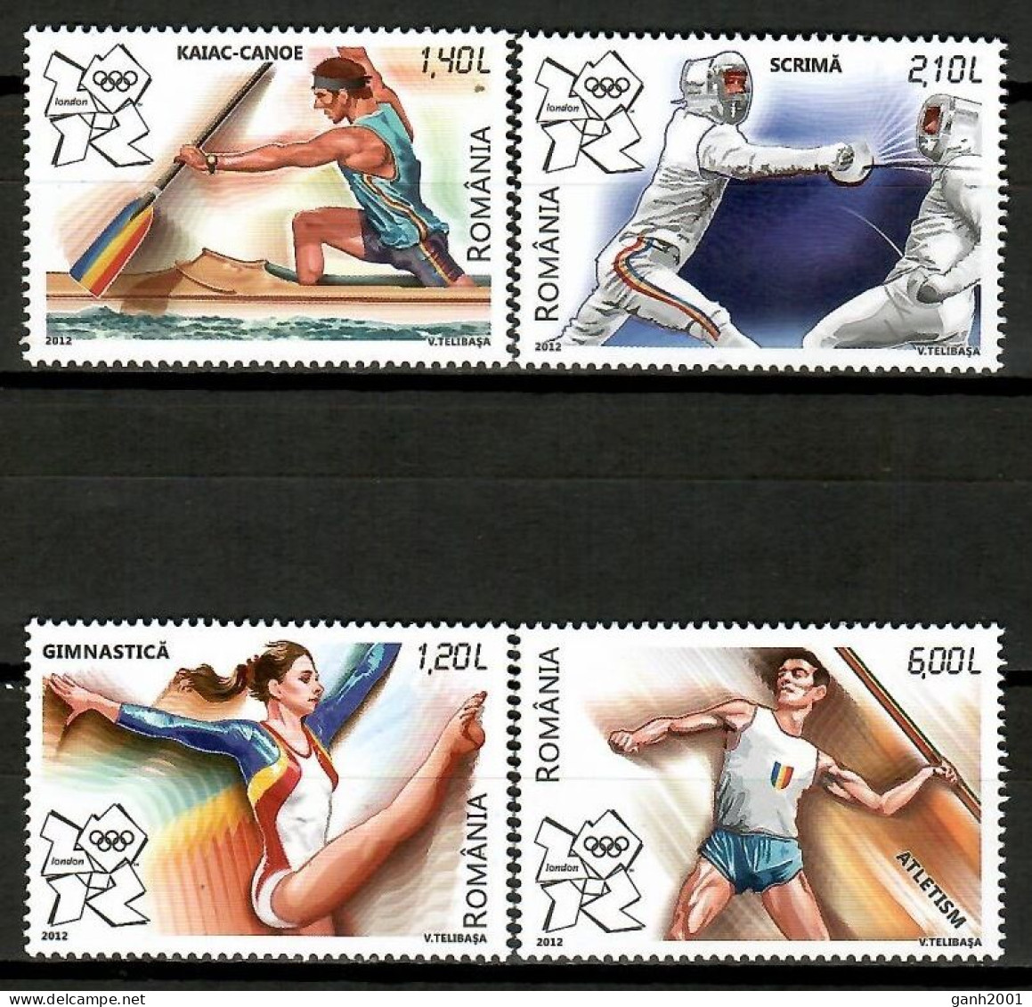 Romania 2012 Rumanía / Olympic Games London MNH Juegos Olímpicos Olympische Spiele / Cu13130  18-34 - Verano 2012: Londres