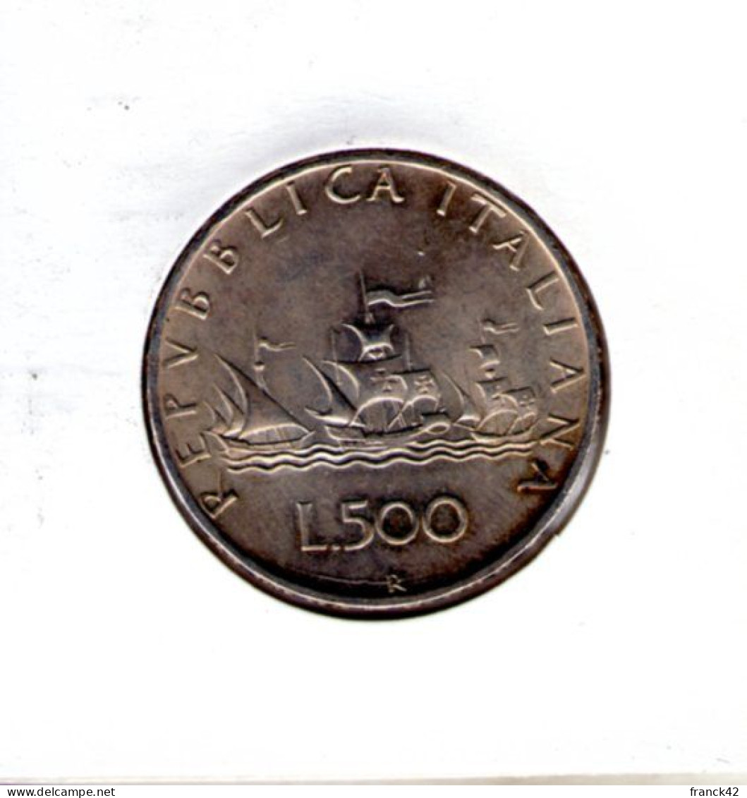 Italie. 500 Lires  1964 - 500 Liras