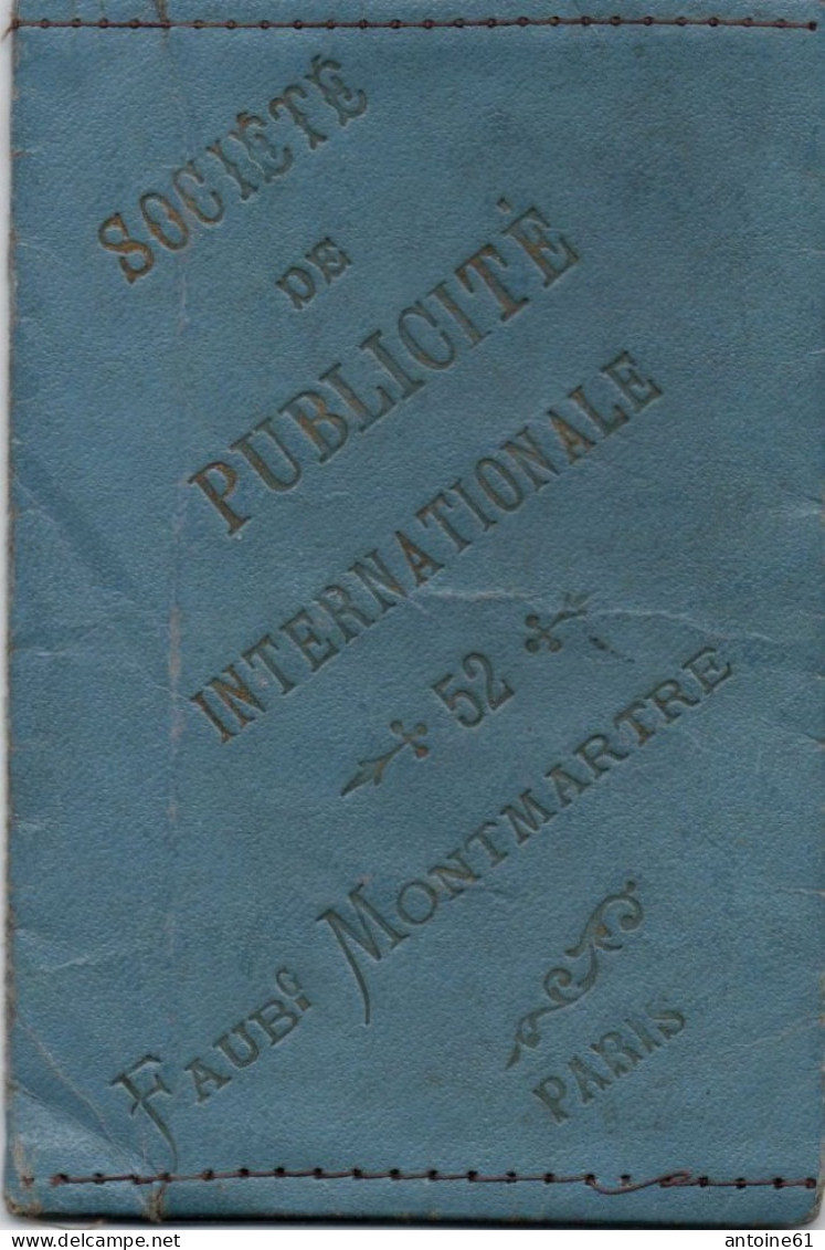 EXPOSITION De RUEIL 1893 - Offert Par "Societe De Publicité Internationale  52 Faubourg Montmartre Paris " - Pubblicitari